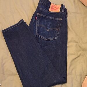 Levi's Men's Deep Indigo Straight Jeans